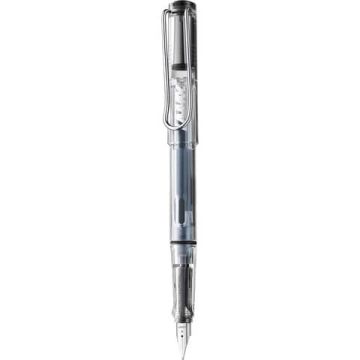 Penna stilografica Lamy Safari punta fine e inchiostro blu Vista - fusto trasparente - 1215151