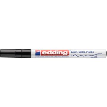 Marcatore a vernice Edding 780 in confezione da 10 pezzi colore nero 4-780001