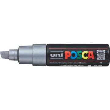 Marcatore Uni Posca punta large colore argento PC-8K-ARG