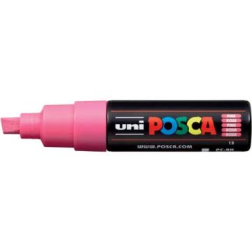 Marcatore Uni Posca punta large colore rosa PC-8K-RA