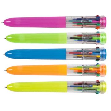 Penna a sfera multicolore 10 in 1 Monikids Nikoffice colori assortiti tratto 0,7 mm - 20NIK122