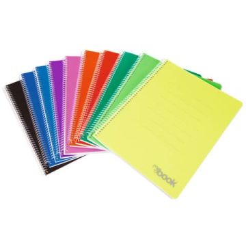 Quaderno spiralato Nikoffce 70 gr formato A5 - 1 rigo - 30NIK040/4