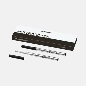 Refill per penne a sfera Montblanc punta media - nero conf. 2 pz - MB128211
