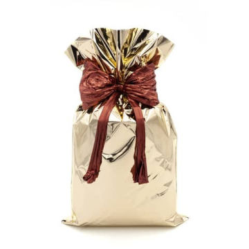 Buste regalo metallizzate Italpak - formato 35x50 cm - conf. 50 pz oro X007019355000