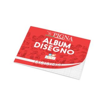 Album da disegno Pigna Kids - 24x33 cm rigatura 5 mm - conf. 10 pezzi - 02019635M