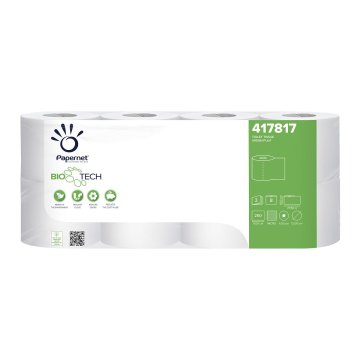 Carta igienica Papernet Bio Tech - conf. 7 pz - 3 veli - 417817
