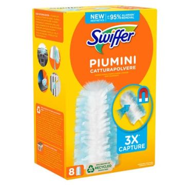 Ricarica piumini Swiffer Duster azzurro - conf. 8 pezzi - PG182