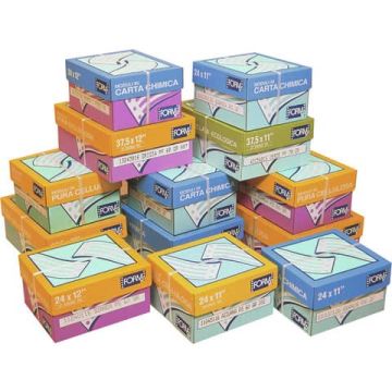 Moduli continui "CARTA BIANCA" Form 2 copie chimiche piste staccabili bianco scatola da 1000 moduli - 61030128