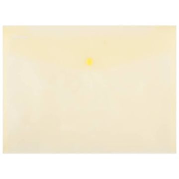 Buste con bottone in PPL ecologico Donau formato A4 giallo - conf. da 12 pz - 8544001PL-11