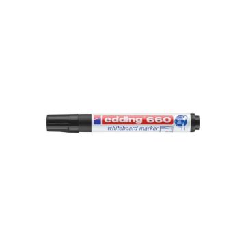 Marcatore per lavagne bianche edding 660 punta conica 1,5-3 mm nero 4-660001