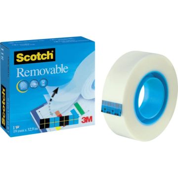 Nastro adesivo Scotch Magic™ 811 removibile 19 mm x 33 m trasparente 811