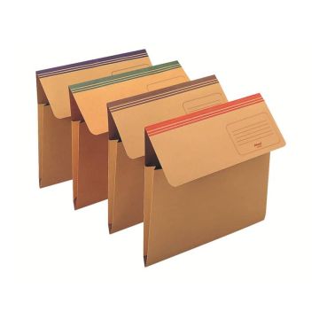 Cartelline a busta King Mec Dixie Mec con soffietto da 4 cm assortiti conf. da 20 pezzi - 29955