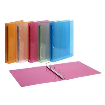 Raccoglitore 4 anelli Favorit Lumina PP colori assortiti 22x30 cm diametro 30 400066845