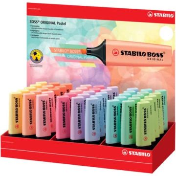 Display evidenziatori Stabilo Boss Original Pastel assortiti 70/45-4