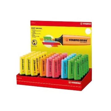 Espositore evidenziatori Stabilo Boss Original 2-5 mm 45 pezzi assortiti 70/45-1