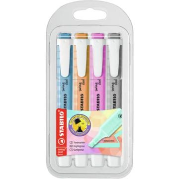 Evidenziatori Swing Cool Pastel Stabilo conf. 4 colori assortiti 275/4-08-2