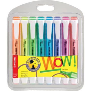 Evidenziatori Swing Cool WOW Stabilo conf. 8 colori fluo assortiti 275/8-3