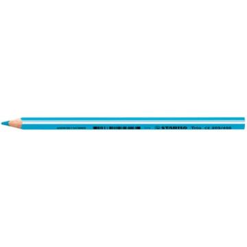 Matite colorate Stabilo Trio Maxi tratto 4,2 mm conf. 12 pz blu cielo 203/455