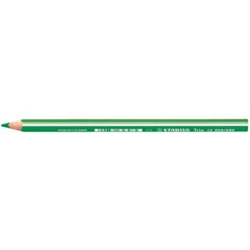 Matite colorate Stabilo Trio Maxi tratto 4,2 mm conf. 12 pz giallo verde 203/550