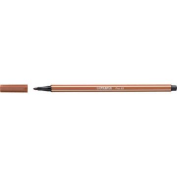 Pennarelli Stabilo Pen 68 tratto 1 mm terra di siena 68/75