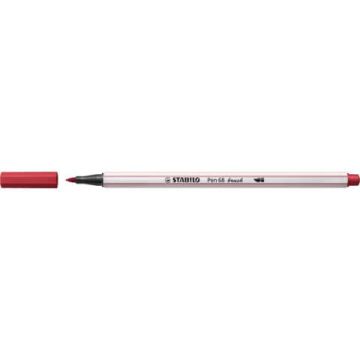 Pennarello Stabilo Pen 68 brush - punta a pennello - M 1 mm rosso scuro 568/50