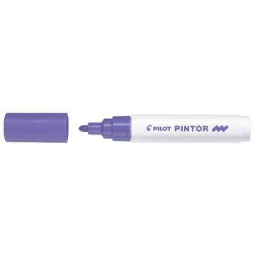 Marcatore multisuperficie Pilot Pintor a base d'acqua punta in fibra 4,5 mm viola - 002393