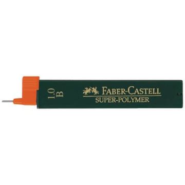 Mine Faber Castell Super Polymer 0,9 mm B conf. 12 pezzi - 120901