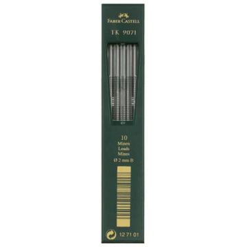 Mine Faber Castell Super Polymer 2 mm B conf. 10 pezzi - 127101