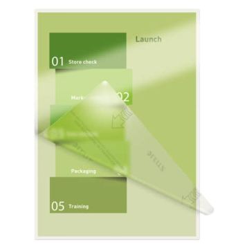 Pouches per plastificatrici Leitz iLam con UDT in EVA conf.25 pezzi Leitz 2x80 micron -formato A4 - 74790000
