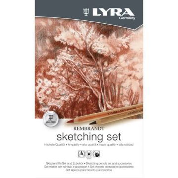 Set disegno Lyra matite e stick per schizzo 11 pezzi L2051110