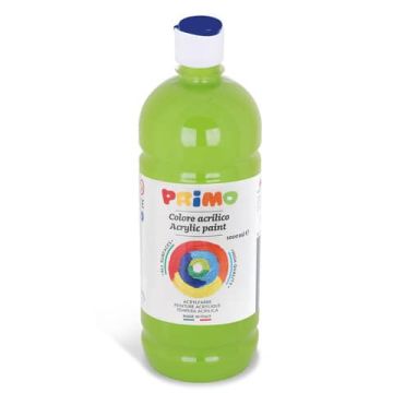Colore acrilico Primo in bottiglia con tappo dosatore 1000 ml verde chiaro 404TA1000600