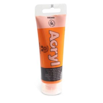 Colore acrilico Primo in bottiglia PET con tappo dosatore 75 ml arancione - 420TA75250