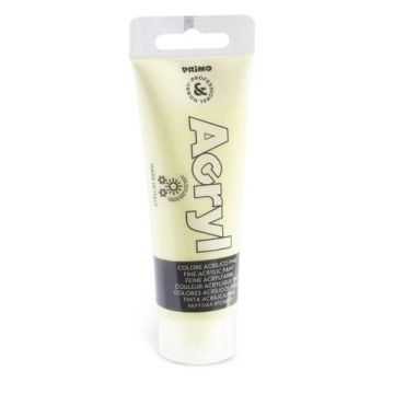 Colore acrilico Primo in bottiglia PET con tappo dosatore 75 ml giallo limone - 420TA75212