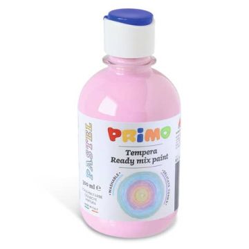 Tempera pronta pastello Primo con tappo dosatore 300 ml rosa 2002BRP300333