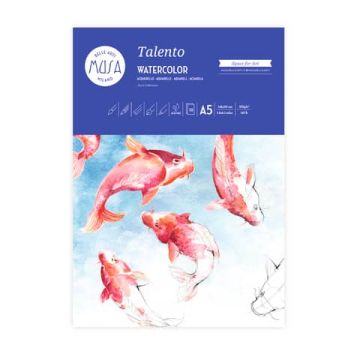 Blocco per acquerello TALENTO CWR 10 ff - 300 gr formato A5 MU131295