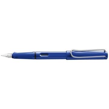 Penna Lamy Safari punta media inchiostro blu Bluestilo - fusto blu 1210491