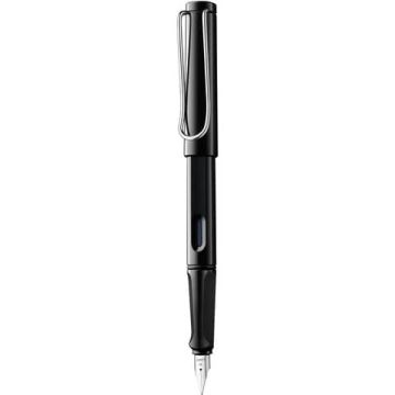 Penna Lamy Safari punta fine inchiostro blu Blackstilo - fusto nero 1219678