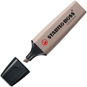 Evidenziatori Stabilo Boss Nature Colors - conf. 10 pz - colore cenere 70/193