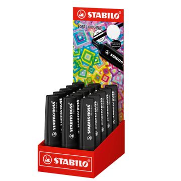 Espositore Stabilo Boss marcatore nero - 15 pezzi 70/15-2-46
