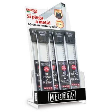 Espositore 12 righe flessibili 60 cm Arda Metariga MET60ESP