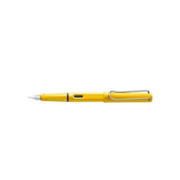 Penna Lamy Safari punta fine inchiostro blu Yellowstilo - fusto giallo 1208111