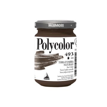 Colore vinilico fine Maimeri in vasetto 140 ml terra d'ombra naturale - M1220493