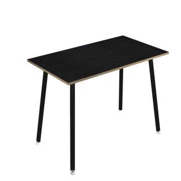 Tavolo alto Skinny Metal 180x80xH.105 cm con gambe metalliche nere Artexport piano nero - 6405-DJC-8C-AQ