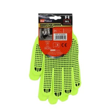 Guanti in nylon Emi fluorescente L 8104281