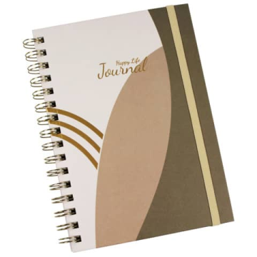 Quaderno a spirale A5 Donau Happy Life 100 fogli 80g/m² verde 330362011