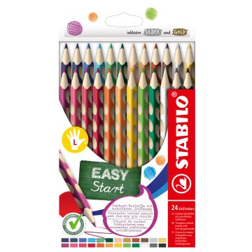 Display Stabilo Easycolors per mancini - 24 pezzi - colori assortiti 331/24