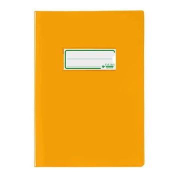 Copriquaderno A5 Favorit con portanome e salva angoli - laccato - PE180 - conf. da 24 - giallo - 400184673