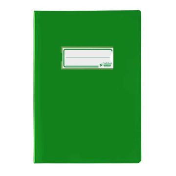 Copriquaderno A5 Favorit con portanome e salva angoli - laccato - PE180 - conf. da 24 - verde chiaro - 400184677