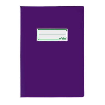 Copriquaderno A5 Favorit con portanome e salva angoli - laccato - PE180 - conf. da 24 - viola - 400184679