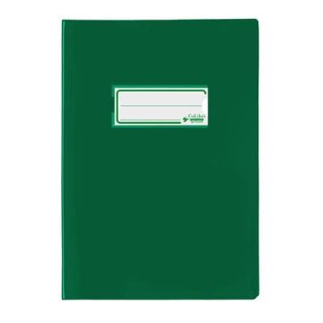 Copriquaderno A5 Favorit con portanome e salva angoli - laccato - PE180 - conf. da 24 - verde scuro - 400184680